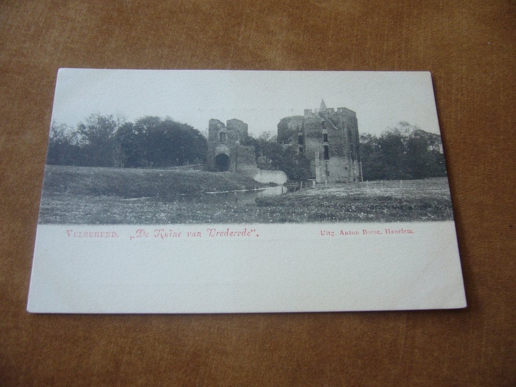 SANTPOORT  =  DE RUINE VAN BREDERODE  BRIEFKAART, Ophalen of Verzenden, Voor 1920, Ongelopen, Noord-Holland