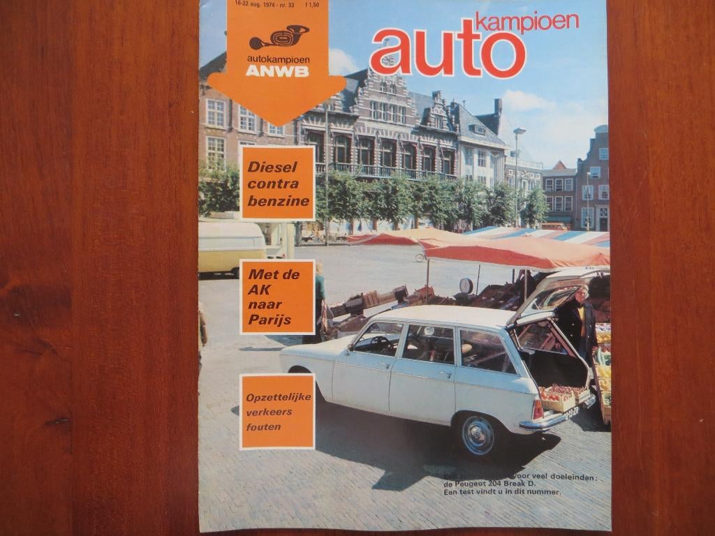 Autovisie 33 1974 Austin 2200 (test), Penske (USA racewagen, Ophalen of Verzenden, Nieuw, Opel