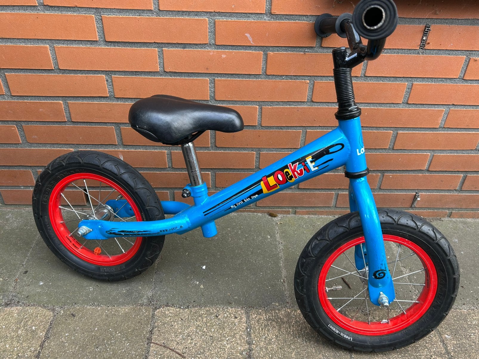 Loekie loopfietsje, Fietsen en Brommers, Fietsen | Kinderfietsjes, Ophalen, Gebruikt, Minder dan 16 inch