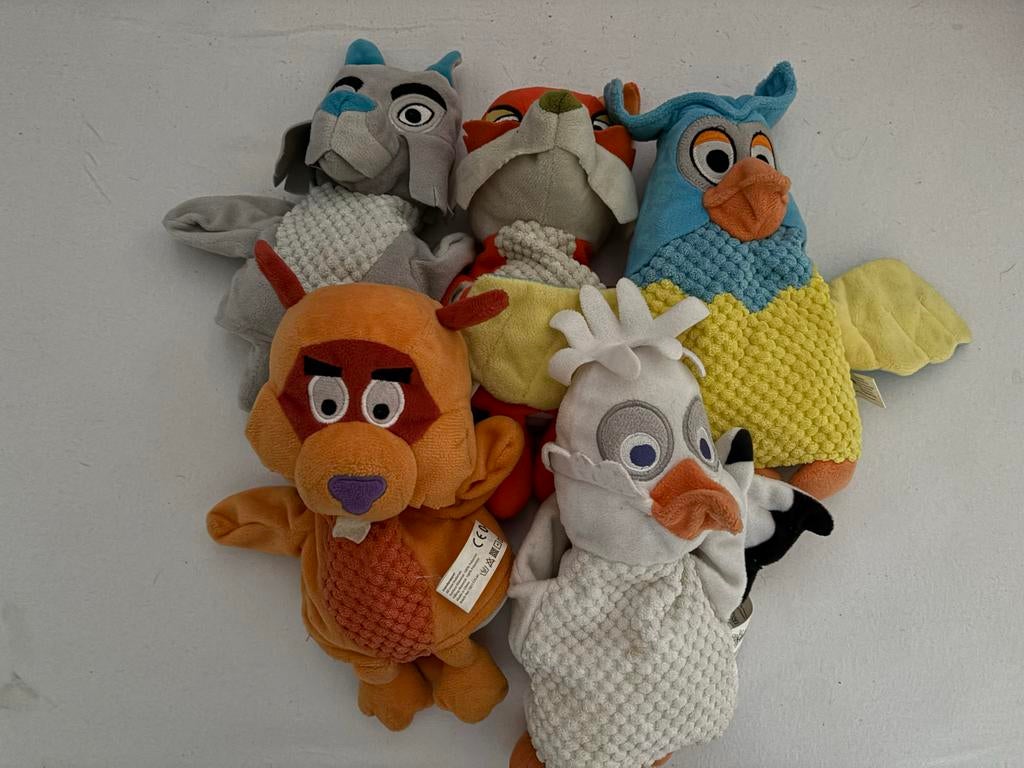 Fabeltjeskrant handpoppen - Zeer goede staat, Overige karakters, Overige typen, Ophalen of Verzenden, Zo goed als nieuw