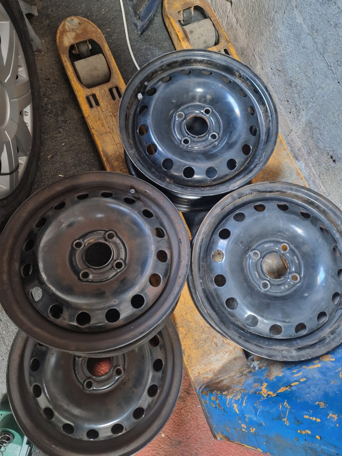 stale velgen 14 inch vw up, Ophalen, Gebruikt, Volkswagen