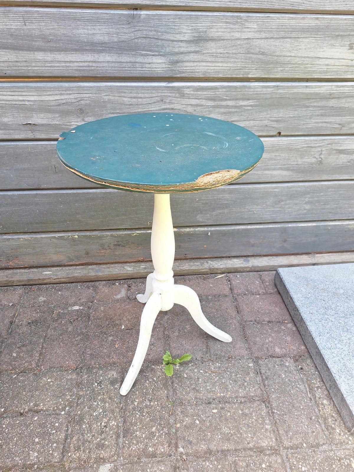 Gratis bijzettafeltje opknapper, Huis en Inrichting, Ophalen, Minder dan 55 cm, Gebruikt, 60 cm of meer