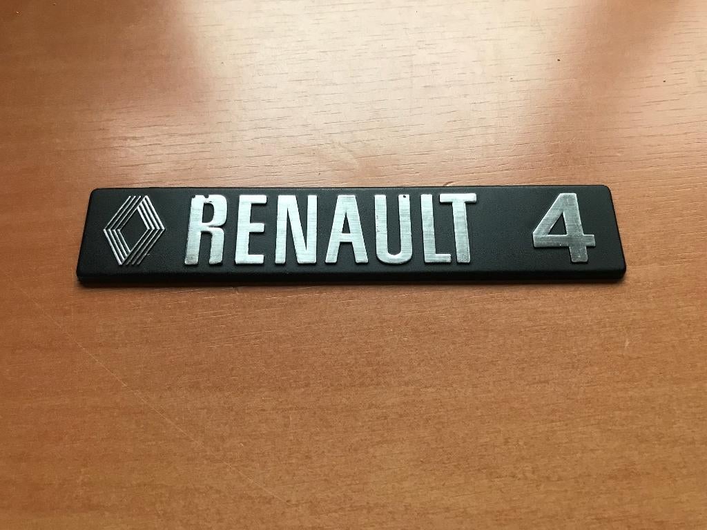 Renault 4 embleem, Ophalen of Verzenden, Gebruikt, Renault