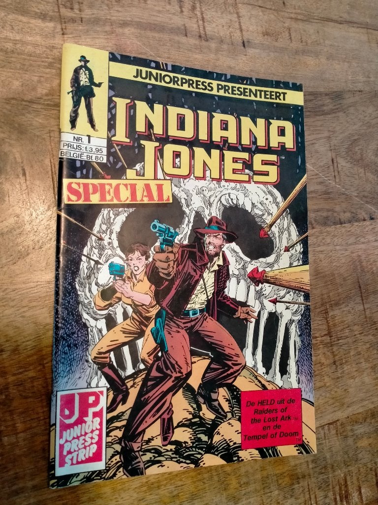 Indiana Jones special nr. 1 comic strip stripboek Junior JP, Boeken, Strips | Comics, Eén comic, Verzenden, Gelezen, Overige gebieden