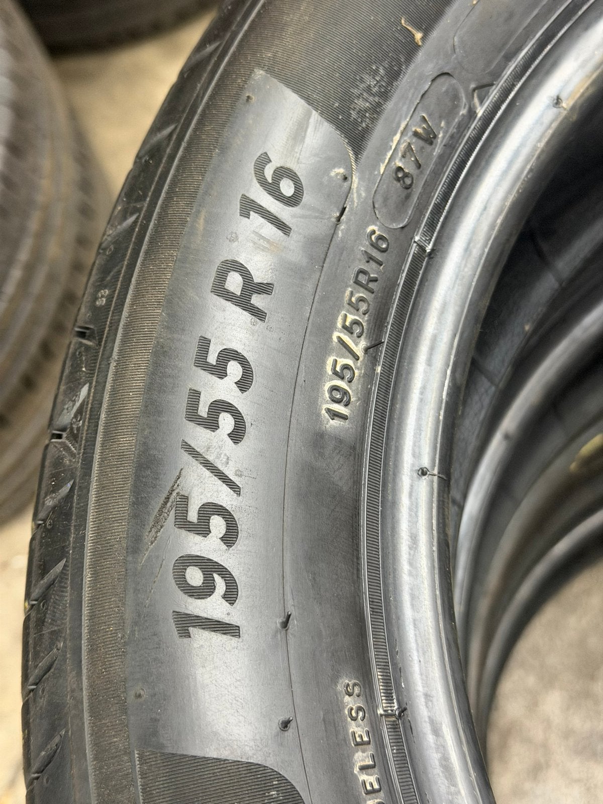 4x 195-55-16 michelin demo zgan zomer €60 pst all inclusief!, Ophalen, Zomerbanden, Band(en)