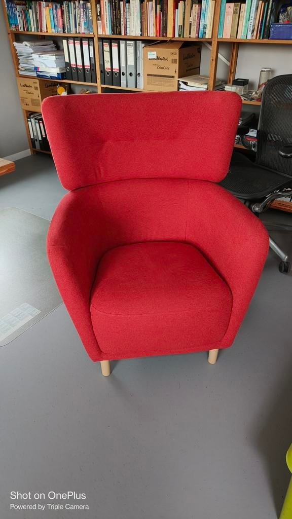 Ikea fauteuil, Huis en Inrichting, Fauteuils, Ophalen, Zo goed als nieuw, 75 tot 100 cm, 50 tot 75 cm