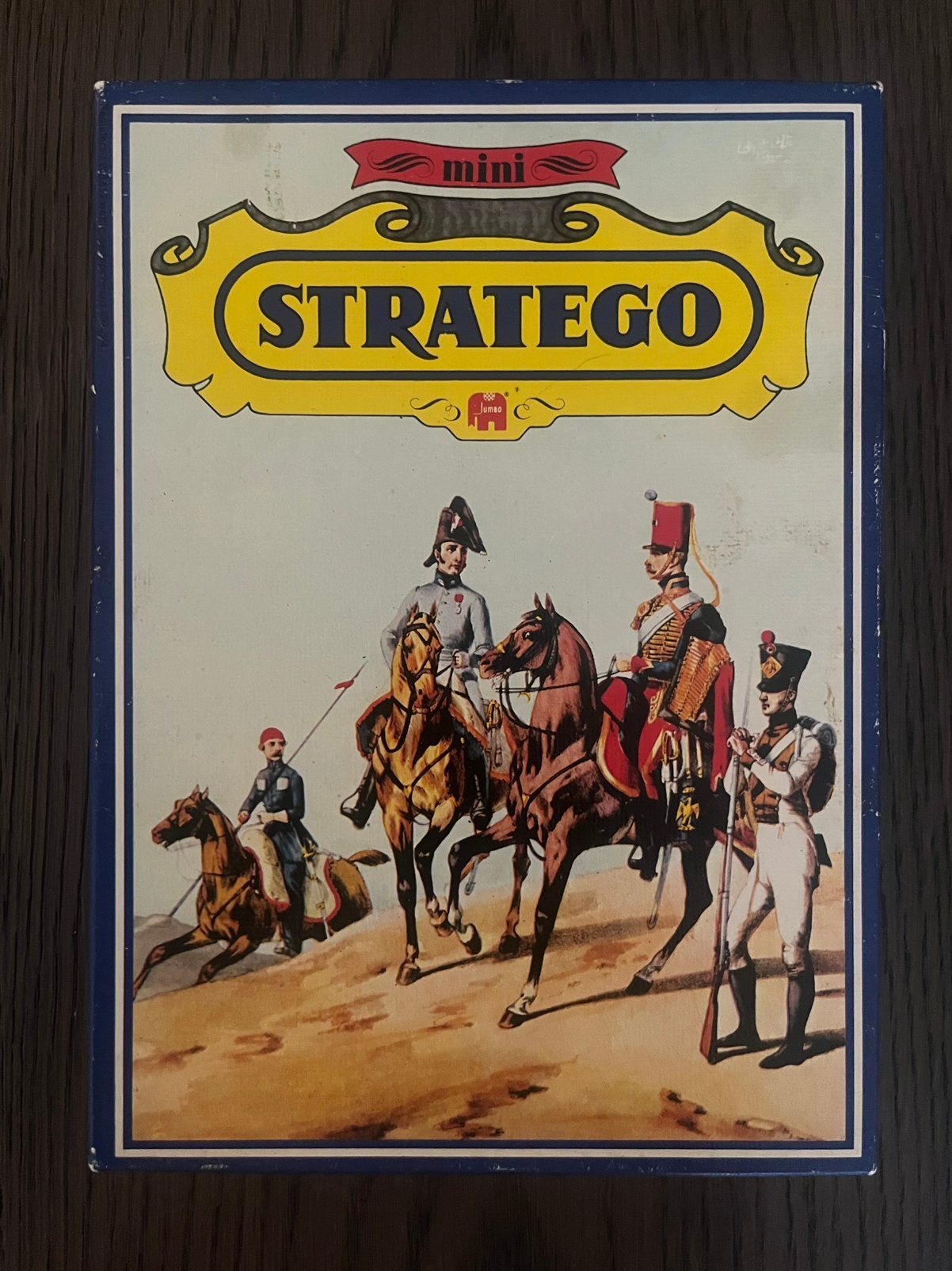 Compleet Mini Stratego bordspel., Hobby en Vrije tijd, Gezelschapsspellen | Bordspellen, Een of twee spelers, Ophalen of Verzenden