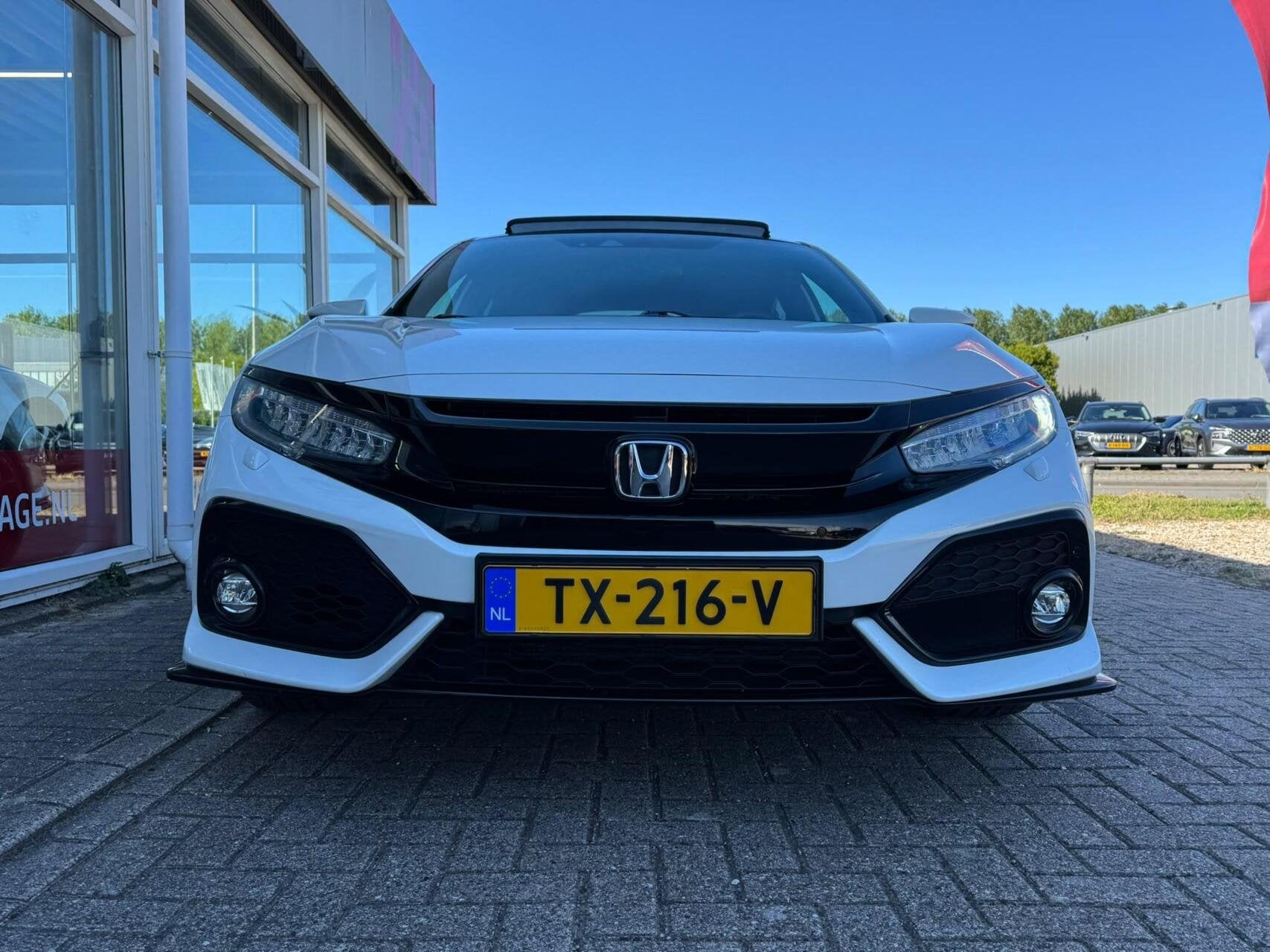 Honda Civic 1.5 i-VTEC Sport Plus|Handgeschakeld|Activedamp|, Euro 6, 4 cilinders, Met garantie (alle), Wit