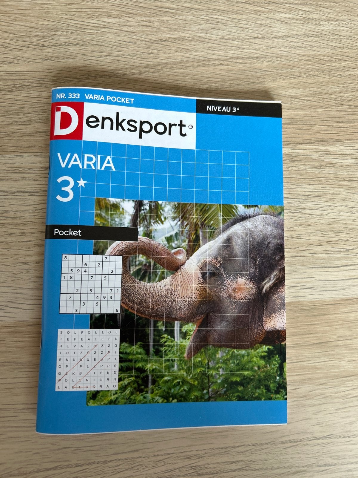 Denksport Varia Puzzelboek Pocket formaat, Ophalen of Verzenden, Minder dan 500 stukjes, Nieuw, Puzzelboek