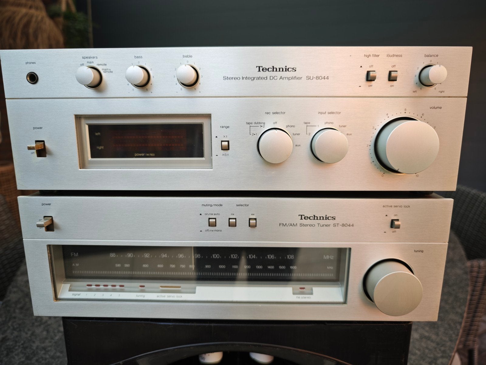 Technics SU-8044 Versterker & ST-8044 Tuner Set, Gebruikt, Tuner of Radio, Losse componenten, Ophalen