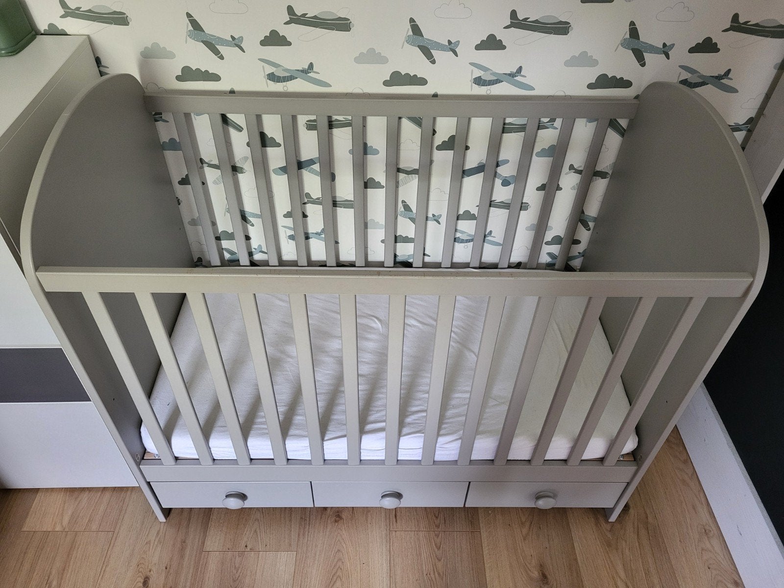 Ikea Gonatt meegroeibed 60x120, Ophalen, Gebruikt, 180 cm of meer, 70 tot 85 cm