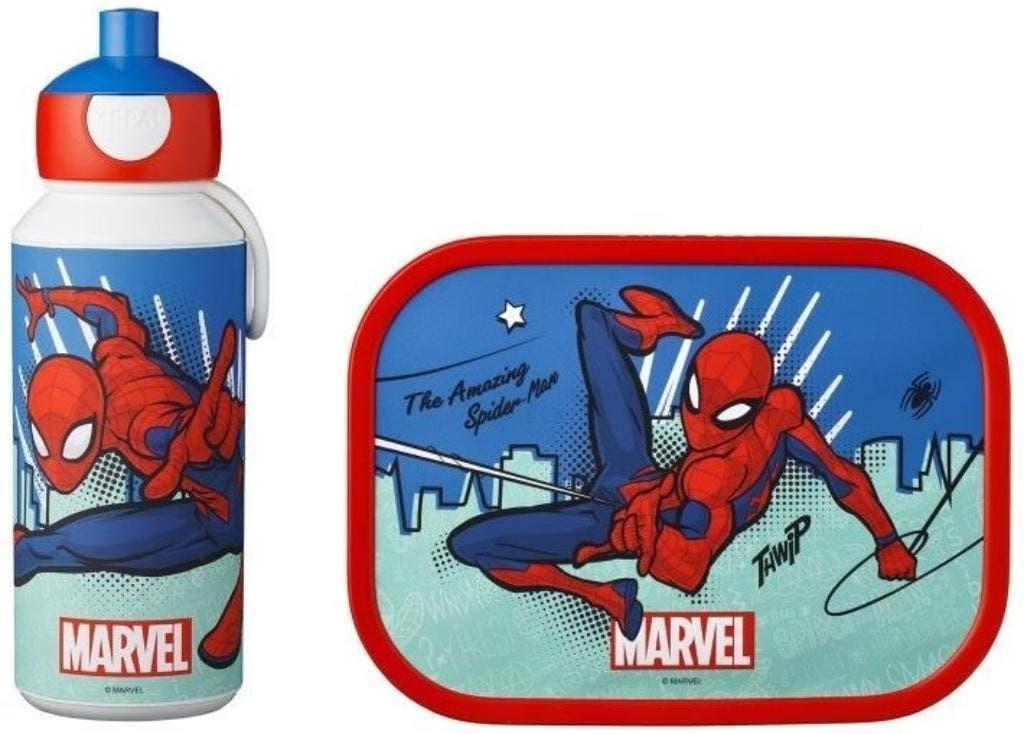 Spiderman Lunchbox met Pop-up beker - Mepal, Ophalen of Verzenden, Nieuw