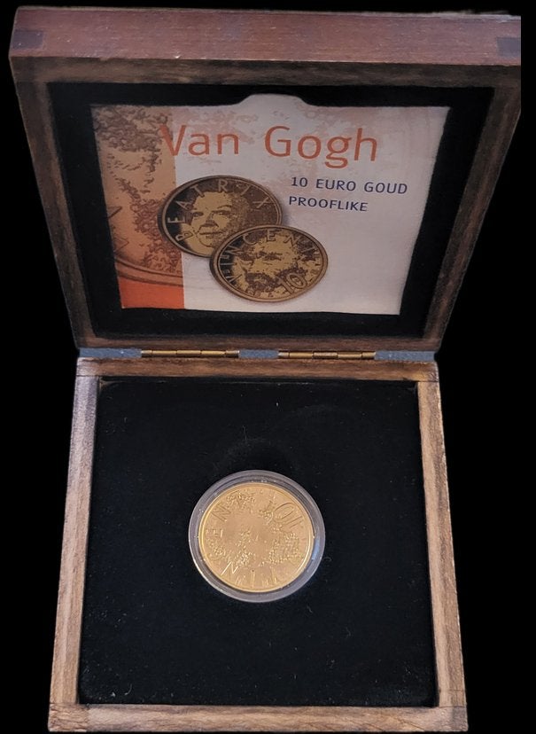 10 Euro Goud 2003 van Gogh, Postzegels en Munten, Munten | Nederland, Koningin Beatrix, Euro's, Losse munt, Goud