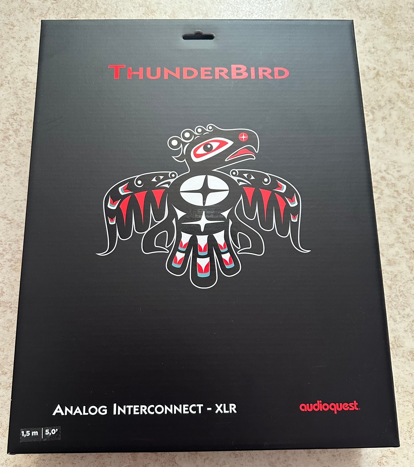Audioquest Thunderbird XLR | 1.5 M | (Nieuwstaat), Ophalen of Verzenden, Zo goed als nieuw, Minder dan 2 meter, Interlink-kabel