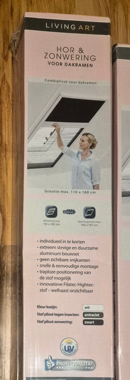 Living Art Hor & zonwering voor dakramen - 110x160cm, Doe-het-zelf en Verbouw, Deuren en Horren, Ophalen of Verzenden, Nieuw, Overige typen