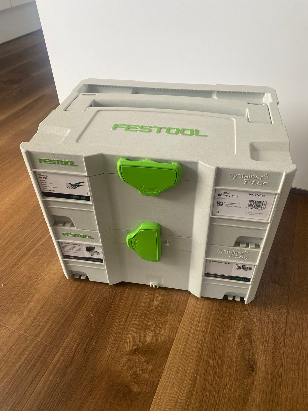 Festool Domino DF 500 Q Frees met Domino’s, Ophalen of Verzenden, Zo goed als nieuw, Elektrisch, Lamellenfrees