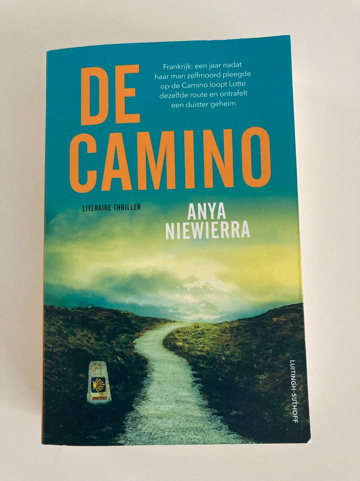 De Camino - Anya Niewierra (Literaire Thriller), Boeken, Thrillers, Ophalen of Verzenden, Gelezen, Nederland