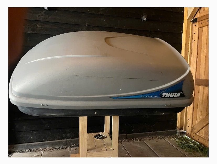 DAKKOFFER THULE OCÉANO 100 DAKDRAGERS INC, Auto diversen, Dakkoffers, Ophalen, Gebruikt