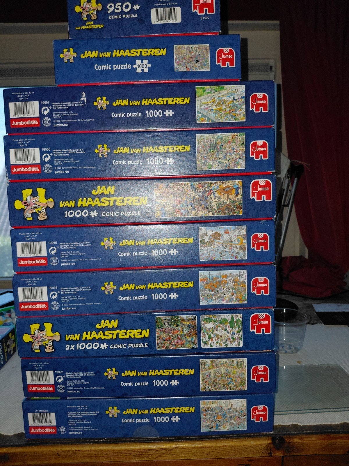 Jan van Haasterenpuzzels 1000 st, Ophalen, Zo goed als nieuw