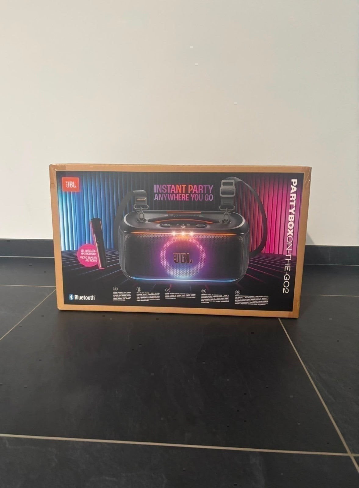 JBL PartyBox On-The-Go 2 Draagbare Party Speaker, Bluetooth, JBL, Party speaker, Nieuw
