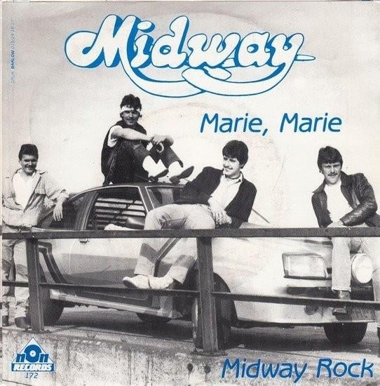 Vinylsingle  midway gezocht, Ophalen of Verzenden, Zo goed als nieuw, Overige formaten, Levenslied of Smartlap