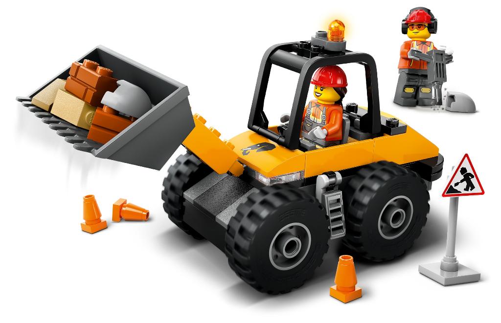 LEGO City 60450 Gele Wiellader Shovel 81 delig, Ophalen of Verzenden, Nieuw, Complete set, Lego
