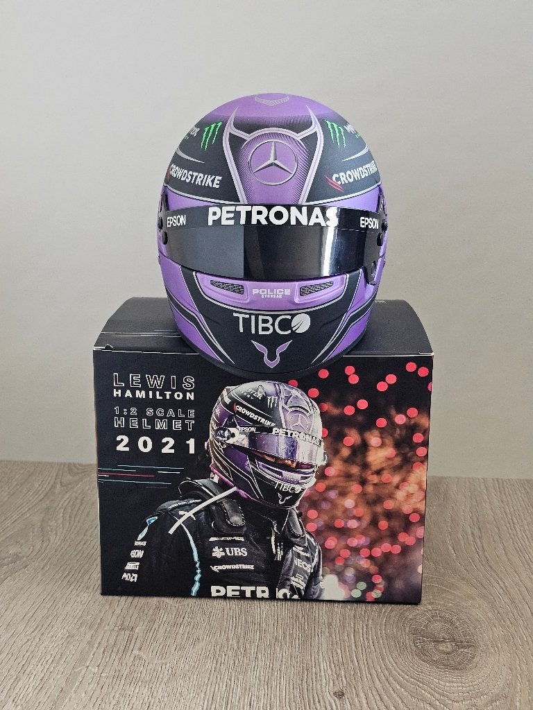 Helm 1:2, Lewis Hamilton # 44, 2021, BELL. **NIEUWSTAAT**, Ophalen of Verzenden, Zo goed als nieuw, Formule 1