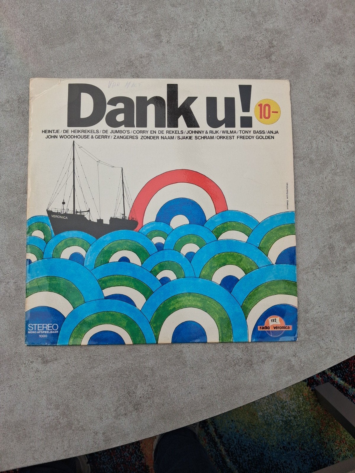 Dank U! - Radio Veronica LP (Pop, Nederlandstalig), LP, Gebruikt, Ophalen of Verzenden, Pop