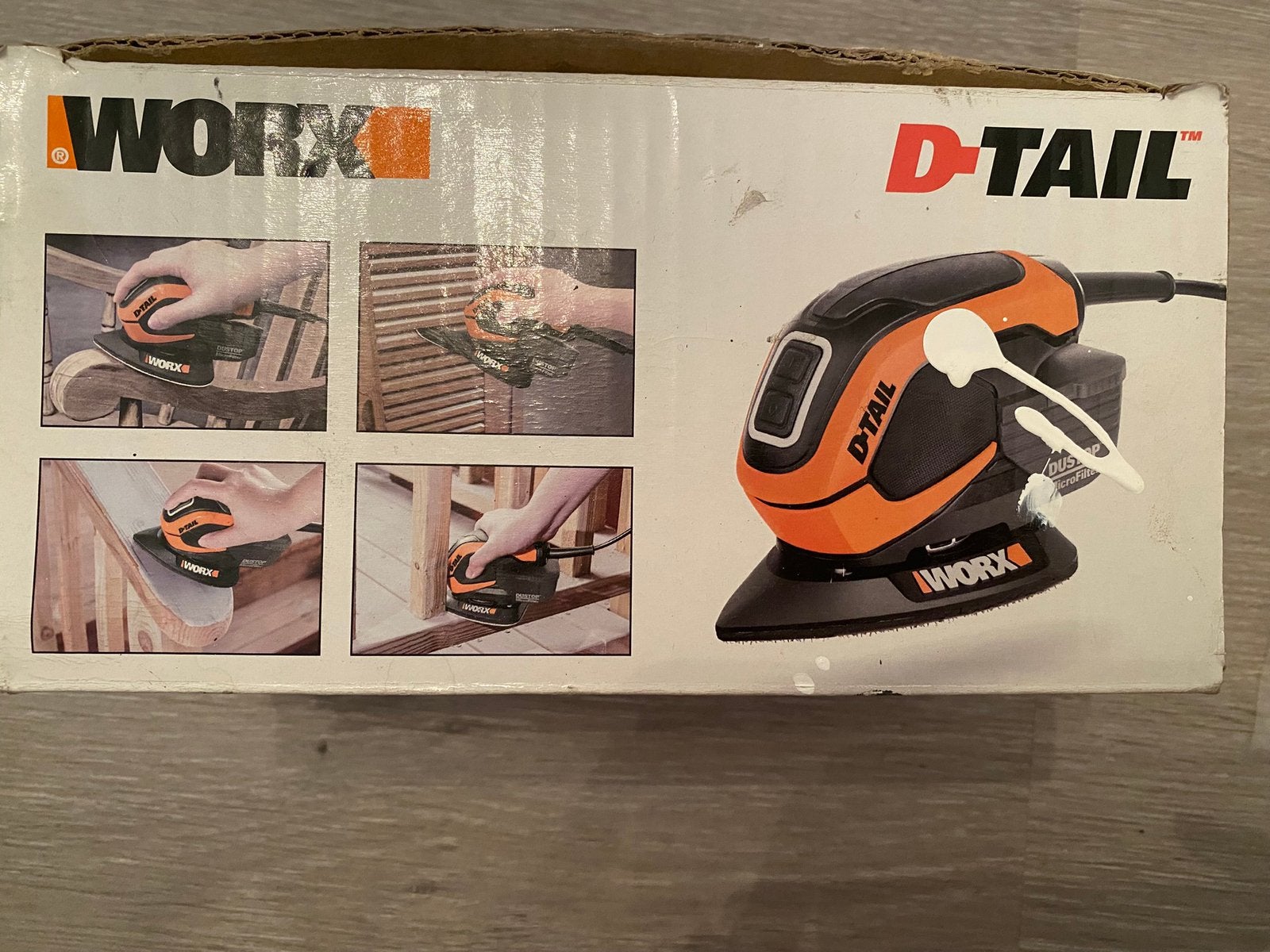 WORX D-TAIL detailschuurmachine – perfect voor hoekjes, Ophalen, Zo goed als nieuw