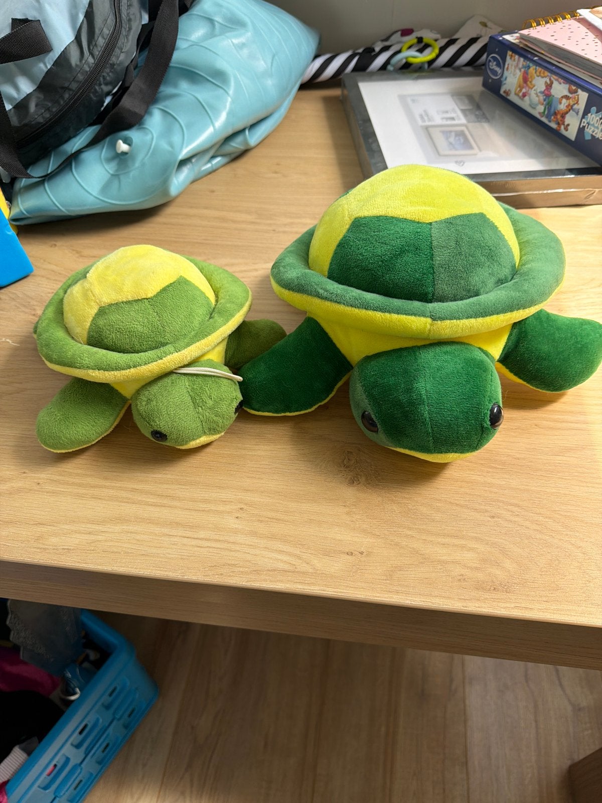 Set van 2 schattige schildpad knuffels, Ophalen, Overige merken, Overige karakters, Overige typen