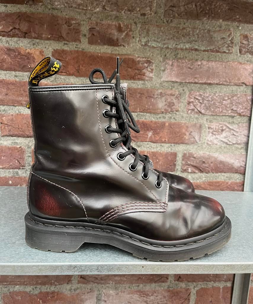 Dr. Martens 1460 Arcadia cherry red maat 38, Dr. Martens, -, -, Lage of Enkellaarzen