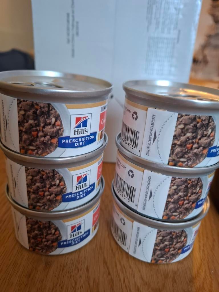 6 Blikjes Hills on-care with chicken, Dieren en Toebehoren, Dierenvoeding, Ophalen, Kat
