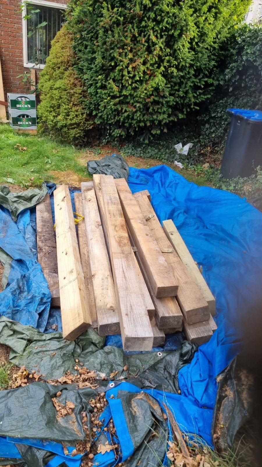 Mooi balken tot 2,5 meter lang, Doe-het-zelf en Verbouw, Hout en Planken, Ophalen of Verzenden, Zo goed als nieuw, Balk, Vuren