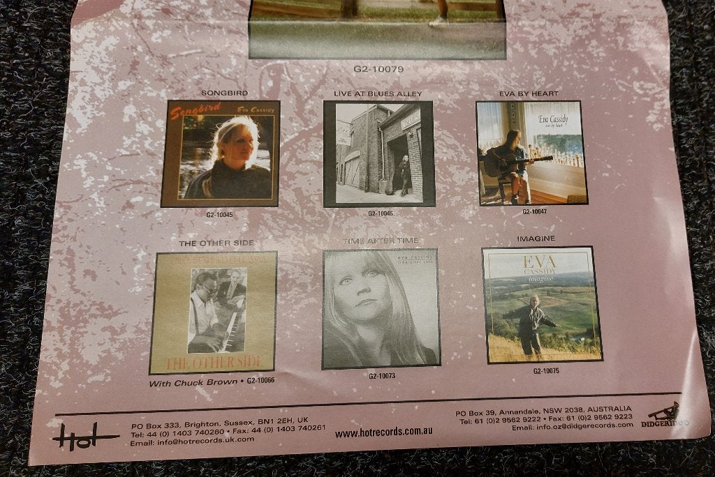 Eva Cassidy PROMO POSTER 2003 American Tune, Gebruikt, Eva Cassisy, Verzenden, NvT