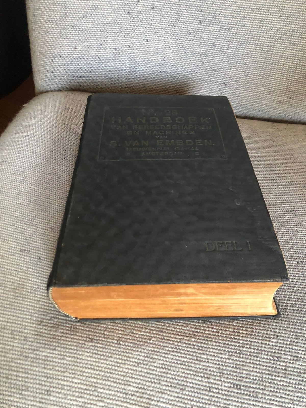 Handboek van gereedschappen en machines S. Van Emden, Ophalen of Verzenden