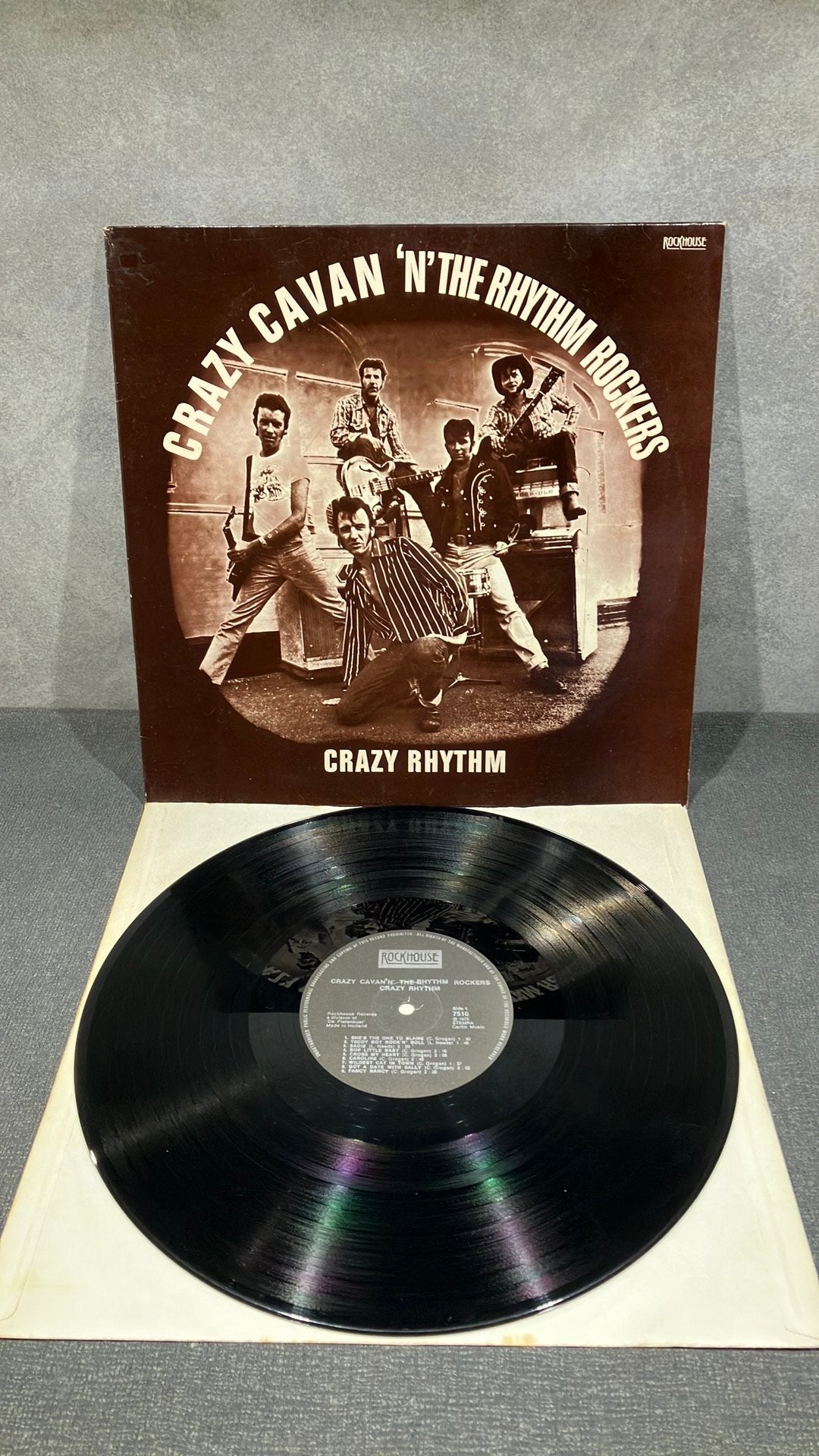 Crazy Cavan and the Rhythm Rockers - Crazy Rhythm, LP, Gebruikt, Overige genres, Ophalen of Verzenden
