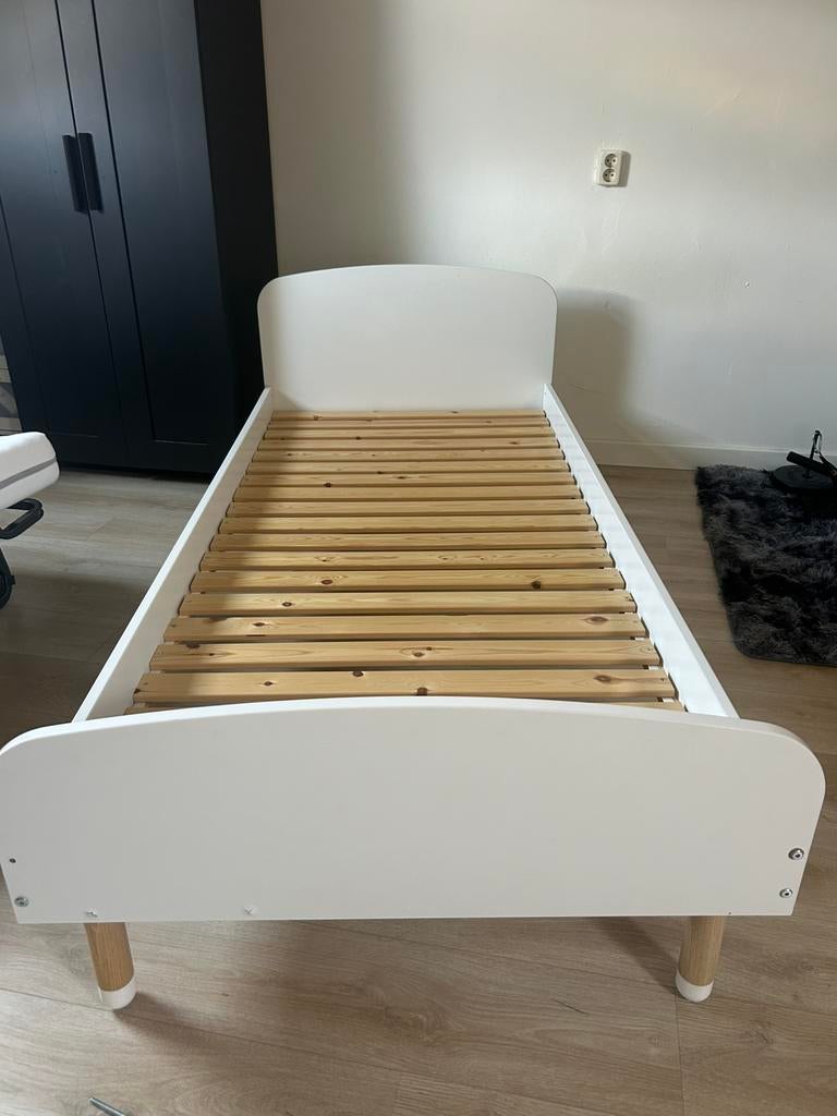 Eenpersoons bed, 90 cm, Eenpersoons, Ophalen of Verzenden, Zo goed als nieuw