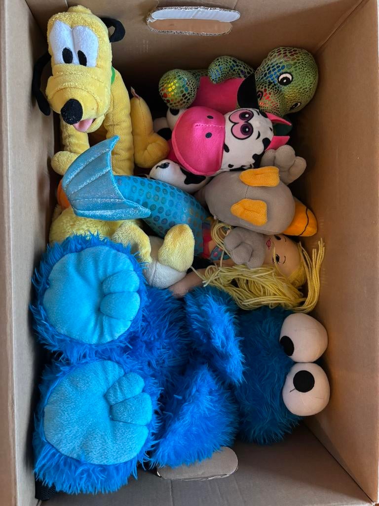 Knuffels, Kinderen en Baby's, Speelgoed | Knuffels en Pluche, Ophalen, Zo goed als nieuw, Overige typen