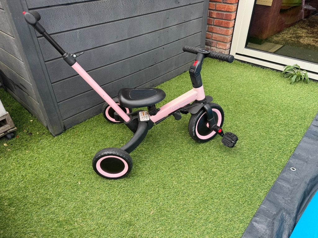 Leo green 3 in 1 loopfiets, Ophalen, Zo goed als nieuw, Leogreen, Duwstang