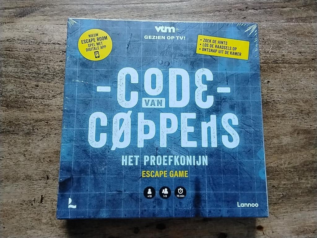 Code Van Coppens ( het proefkonijn Escape Game ), Ophalen of Verzenden