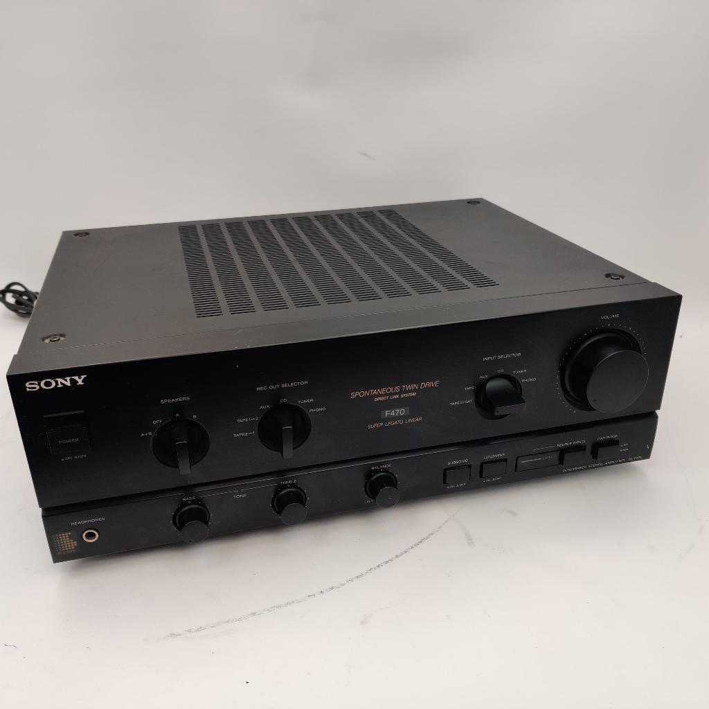 Sony TA-F470 80Watt Stereo versterker met Phono voor €149.99, Ophalen, Gebruikt, Sony, Sony
