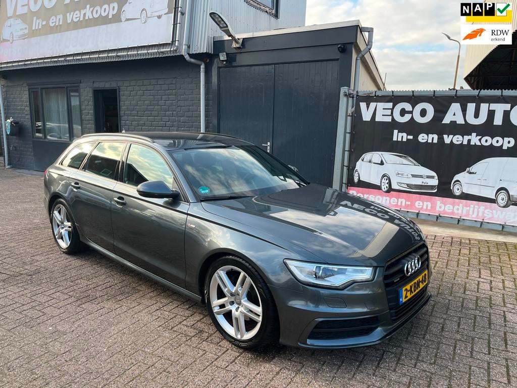 Audi A6 Avant 2.8 FSI quattro S Edition S Line navi led pdc, Auto's, Euro 5, Gebruikt, Zwart, 2773 cc