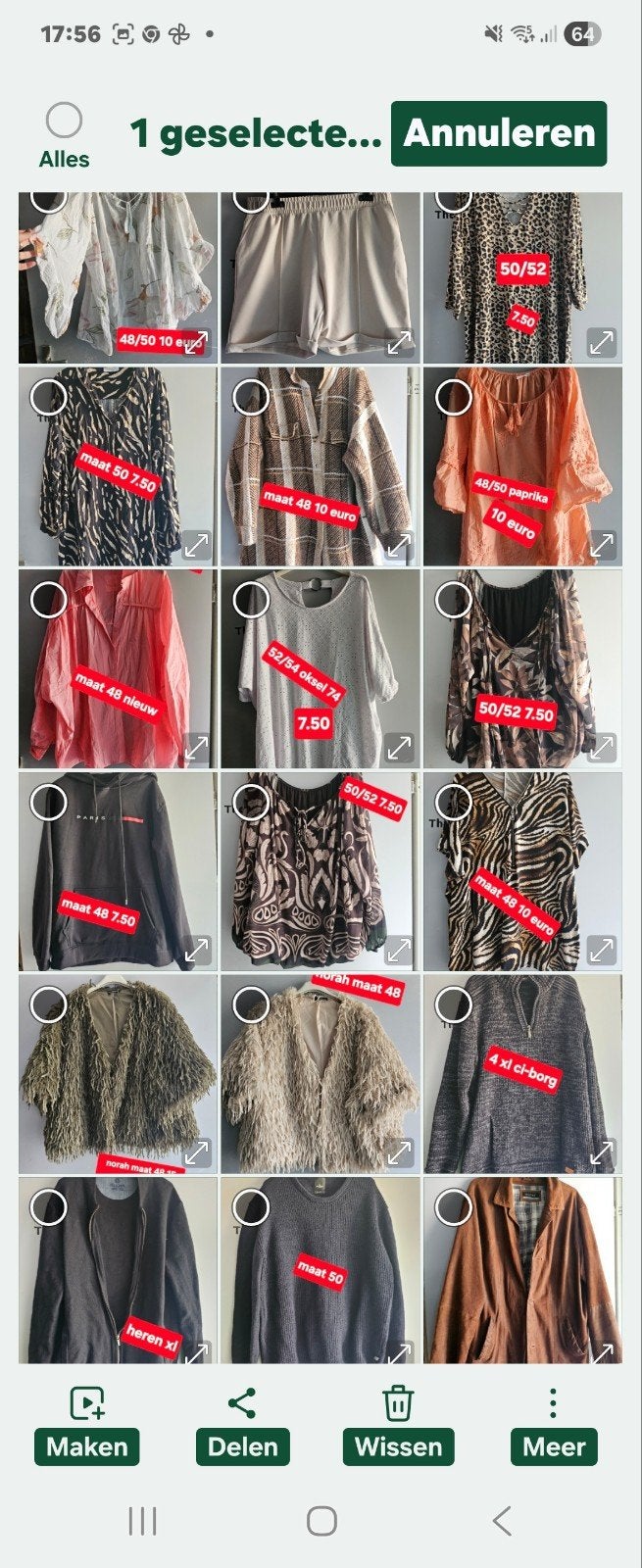 Opkoper gezocht mooie kleding grote maten, Ophalen of Verzenden, Zo goed als nieuw, Maat 46/48 (XL) of groter