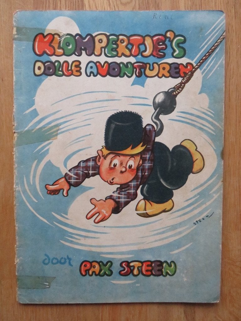 Klompertjes dolle avonturen door Pax Steen 1945 in kleur, Boeken, Ophalen of Verzenden, Gelezen, Fictie algemeen