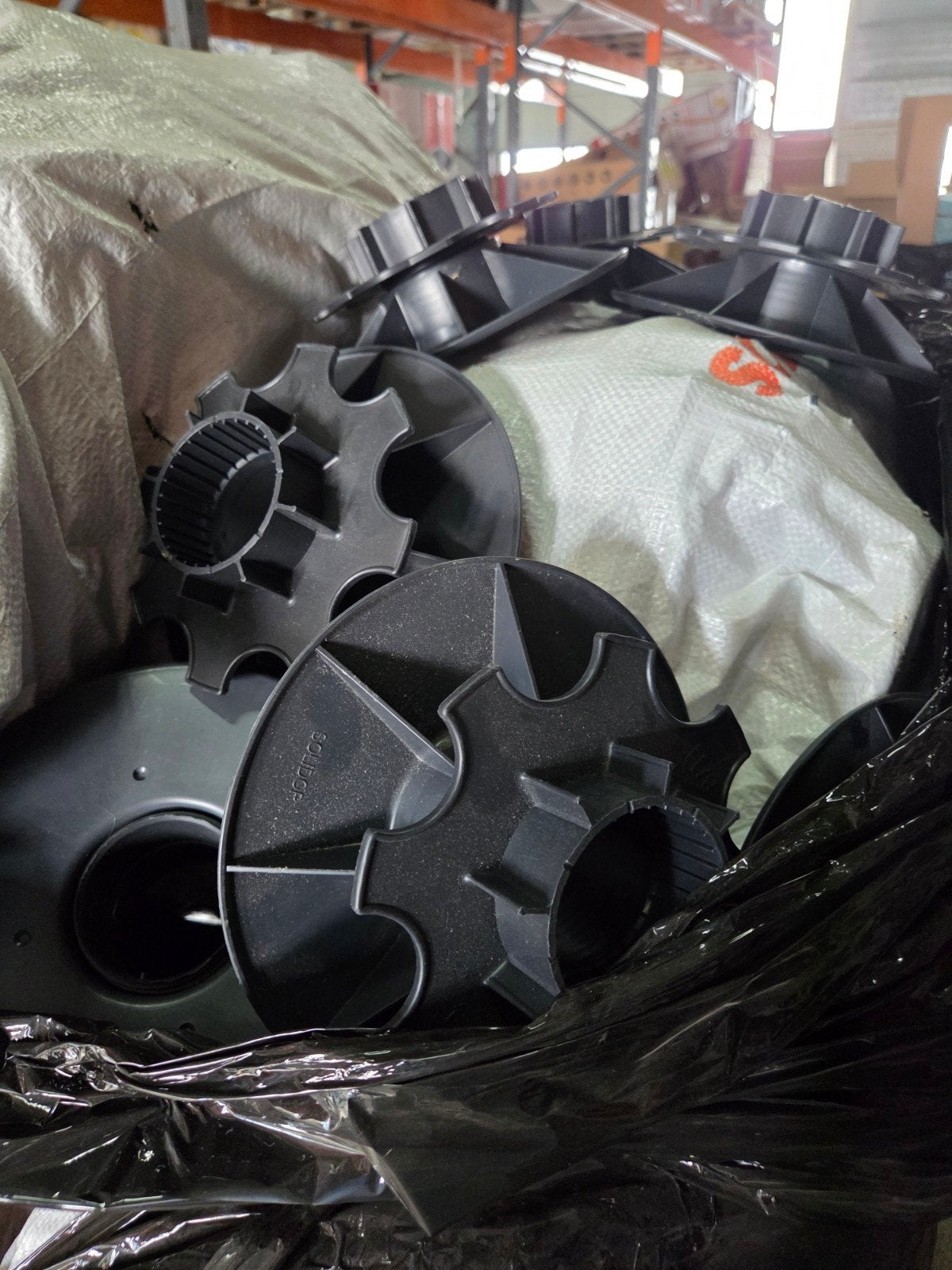 Verstelbare terrasdragers 11-14 cm met deksel voor tegels, Tuin en Terras, Tegels en Klinkers, Ophalen of Verzenden, Nieuw, Kunststof