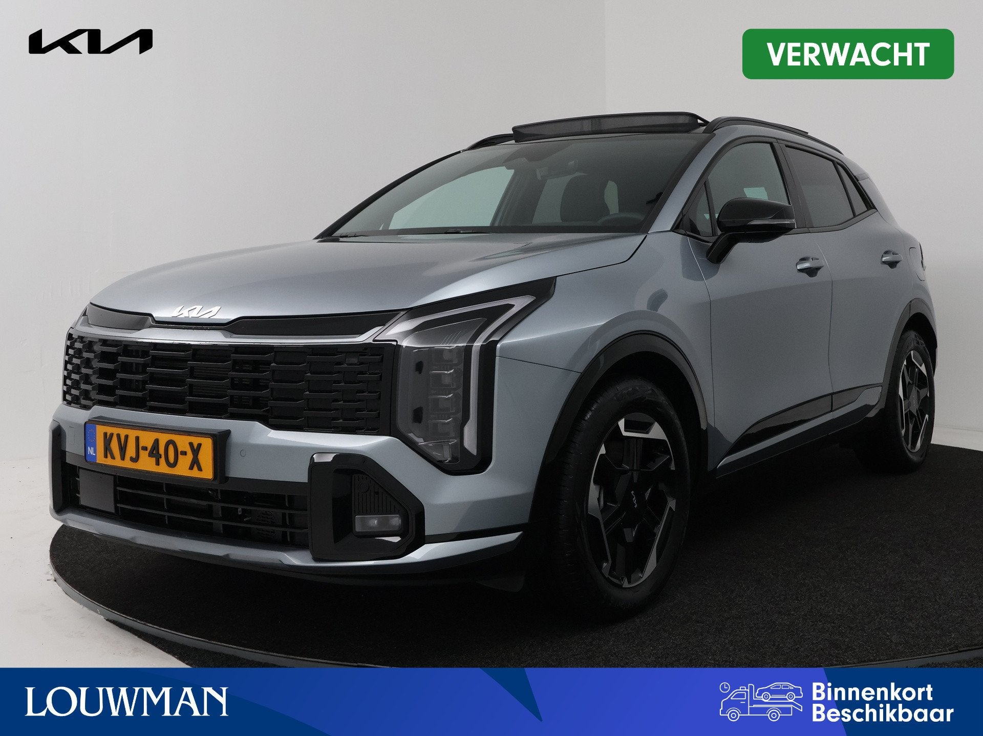 Kia Sportage 1.6 T-GDi Hybrid GT-Line | Company Car | 10 Jaa, Auto's, 4 cilinders, 179 pk, Leder en Stof, Origineel Nederlands
