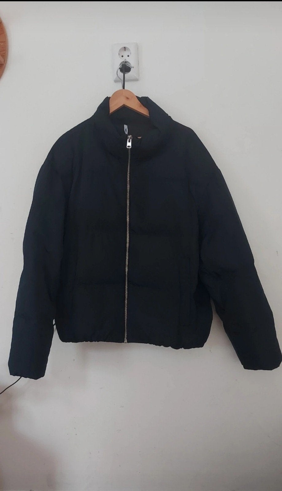 Donzen jas jacket ZARA (nieuwe prijs €140), Kleding | Dames, Jassen | Winter, Blauw, Zara, Maat 42/44 (L), Ophalen of Verzenden