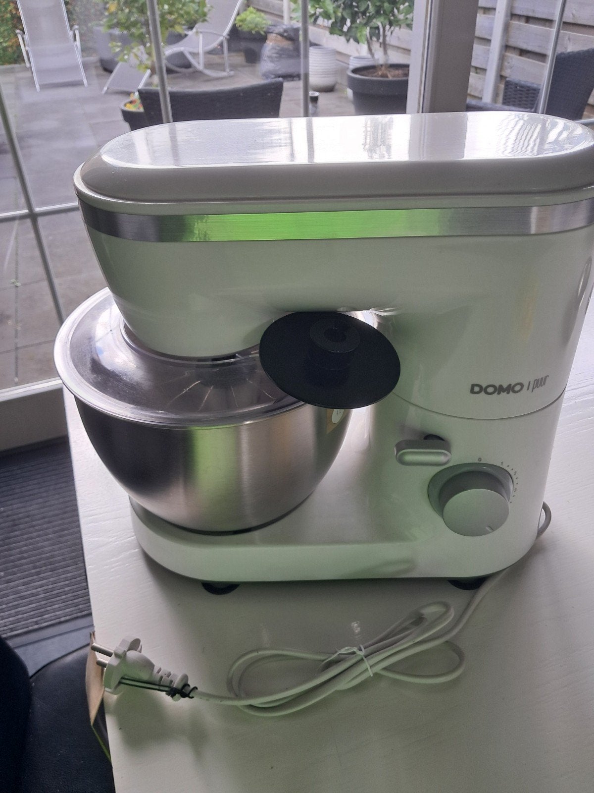 VERLAAGD: DOMO Keukenrobot O09175KR - Nieuwt, 4 liter of meer, Ophalen of Verzenden, Zo goed als nieuw, 3 snelheden of meer