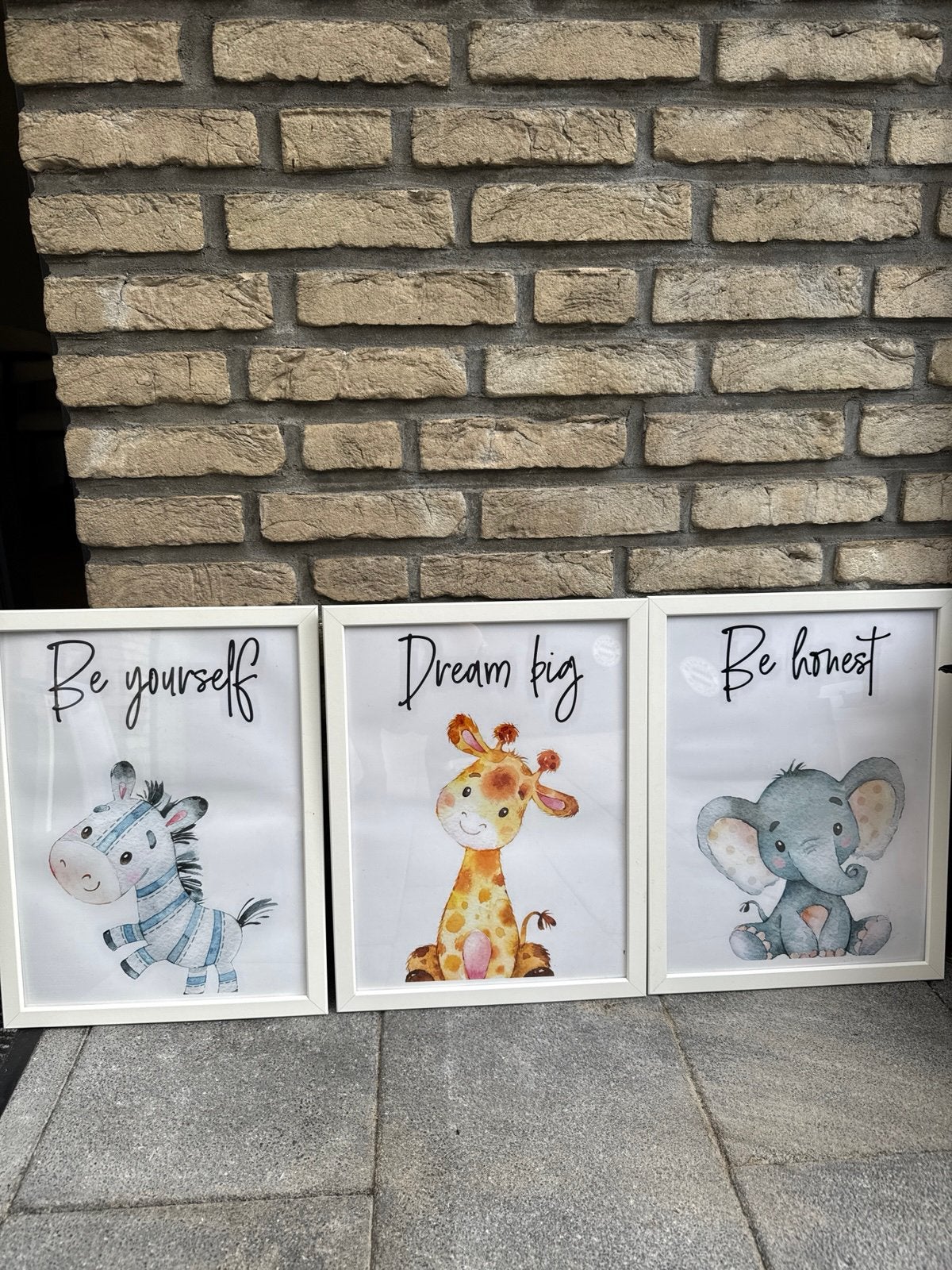 Kinder fotolijsten set, Ophalen, Zo goed als nieuw, Hout, Minder dan 50 cm