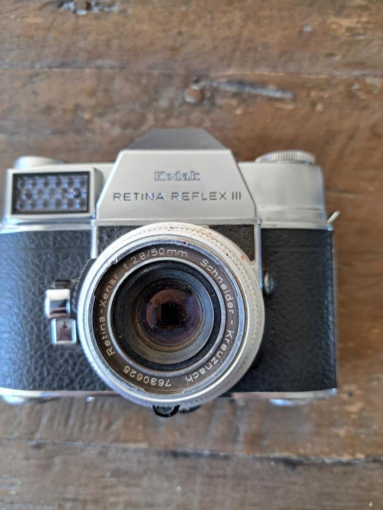 Kodak Retina Reflex III analoge camera, Audio, Tv en Foto, Fotocamera's Analoog, Ophalen of Verzenden, Compact, Kodak